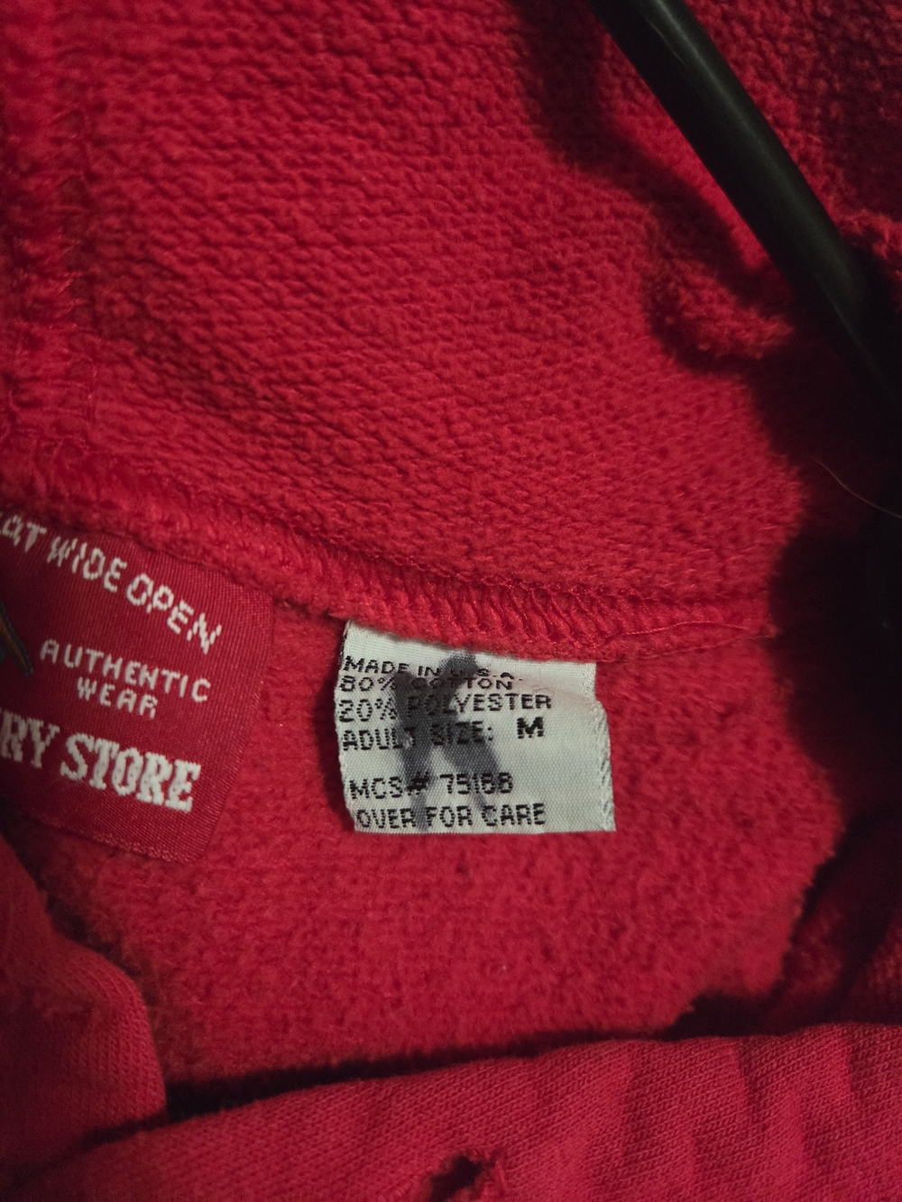 Marlboro Red Hooded Sweatshirt with Sleeve Patch - Picture 7 of 7